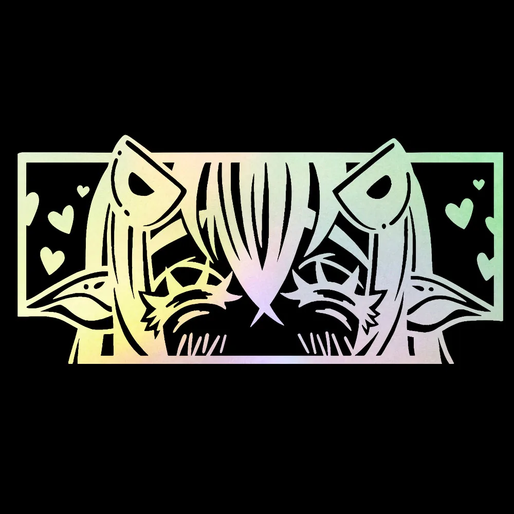 Japanese Anime Car Stickers Decals Vinyl Waterproof Modified Car