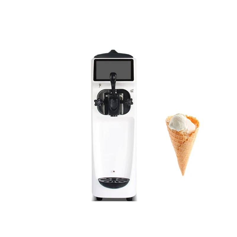 

Small Digital Display Ice Cream Machine Desktop Single Taste 110V 220V