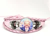 Netherlands Hot Singer Joost Klein Pink Leather Bracelets Glass Dome Snap Button Bracelet & Bangles Cute Fun Meme Jewelry Gift 5