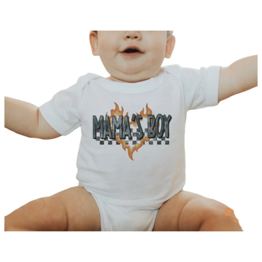 Baby Body Mama Boy Festa Della Mamma Baby Boy Retro Natural Baby Pagliaccetti