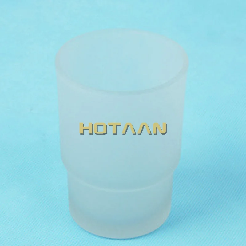 Toothbrush Cup Transparent and Matte Glass Tumbler Cup Bathroom Accessories YT-97 toothbrush cup