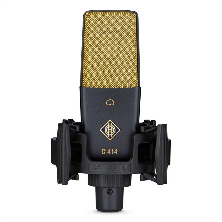 

BAIFEILI C-414 Professional Condenser Mic Studio Singing Microphone For Karaoke Podcast Recording Tiktok Live Streaming