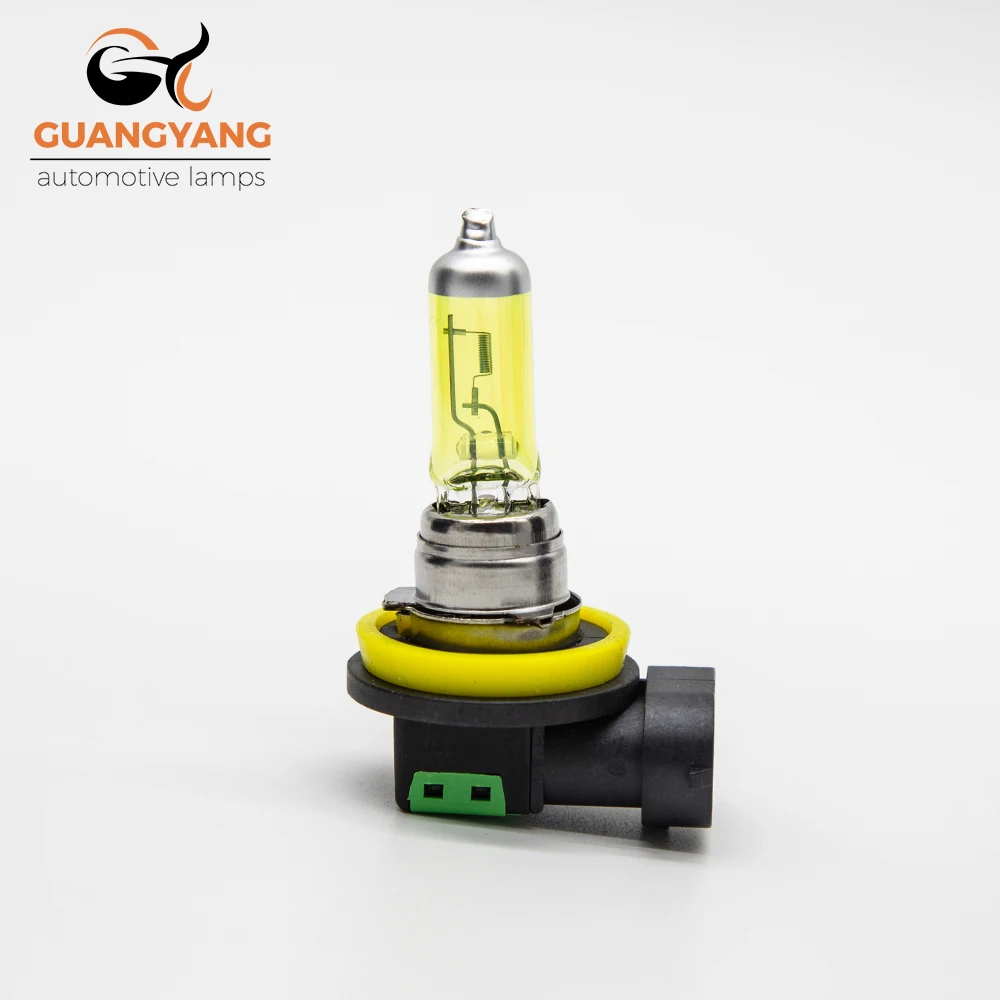 2 Pcs H11 12V 55W Yellow Lights 2800k Car Headlight Auto Fog Lamps Halogen Bulbs For Audi A4 B6 B8 B7 A3 halogen headlight bulb car headlights