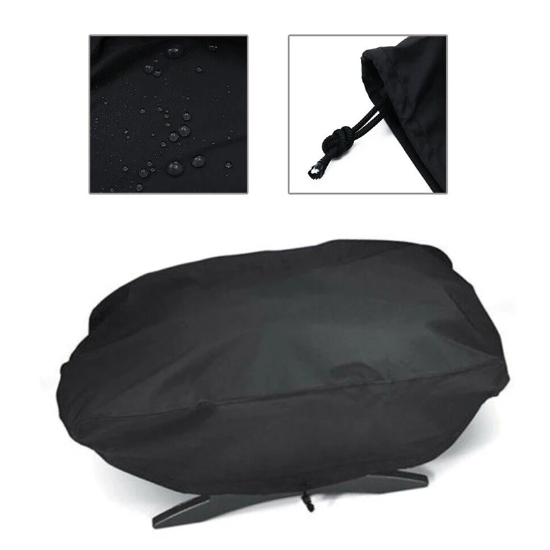 Outdoor BBQ Barbecue Grill Cover Waterproof Dustproof Sun Protection Fit Weber Q1000 Q2000 grill cover