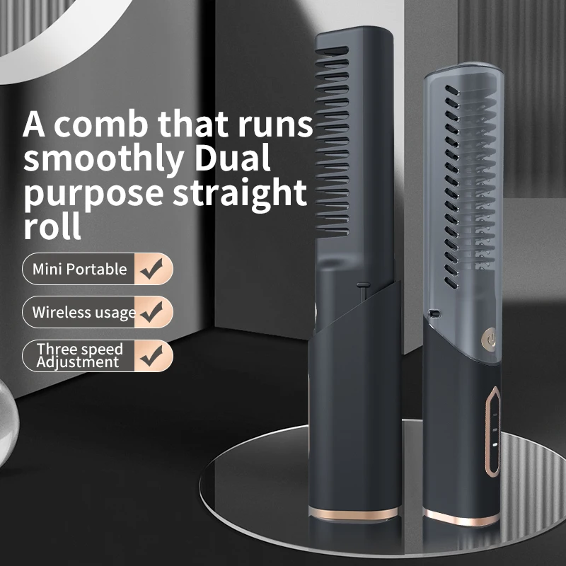 Electric Hair Brushes Hair Straightener Styling Appliances Hot Comb Wireless Curling Iron Styler Flat Iron hair straightener hair styler curling iron