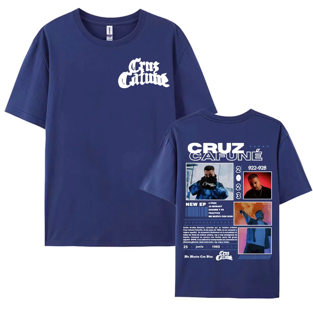 Rapper Cruz 922-928 Album Tour Merch T-shirt Men's Clothing Hip Hop Vintage Fashion T Shirts Summer O-Neck Tops Casual T Shirt 2