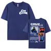 Rapper Cruz 922-928 Album Tour Merch T-shirt Men's Clothing Hip Hop Vintage Fashion T Shirts Summer O-Neck Tops Casual T Shirt 2