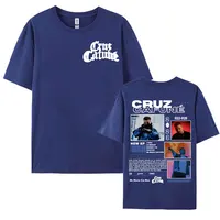 Rapper Cruz 922-928 Album Tour Merch T-shirt Men's Clothing Hip Hop Vintage Fashion T Shirts Summer O-Neck Tops Casual T Shirt 2