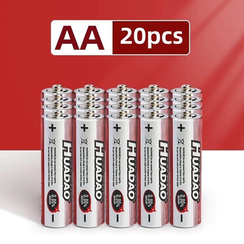 20pcs AA Disposable 1.5V Battery for Camera Calculator Alarm Clock Mouse Remote Control