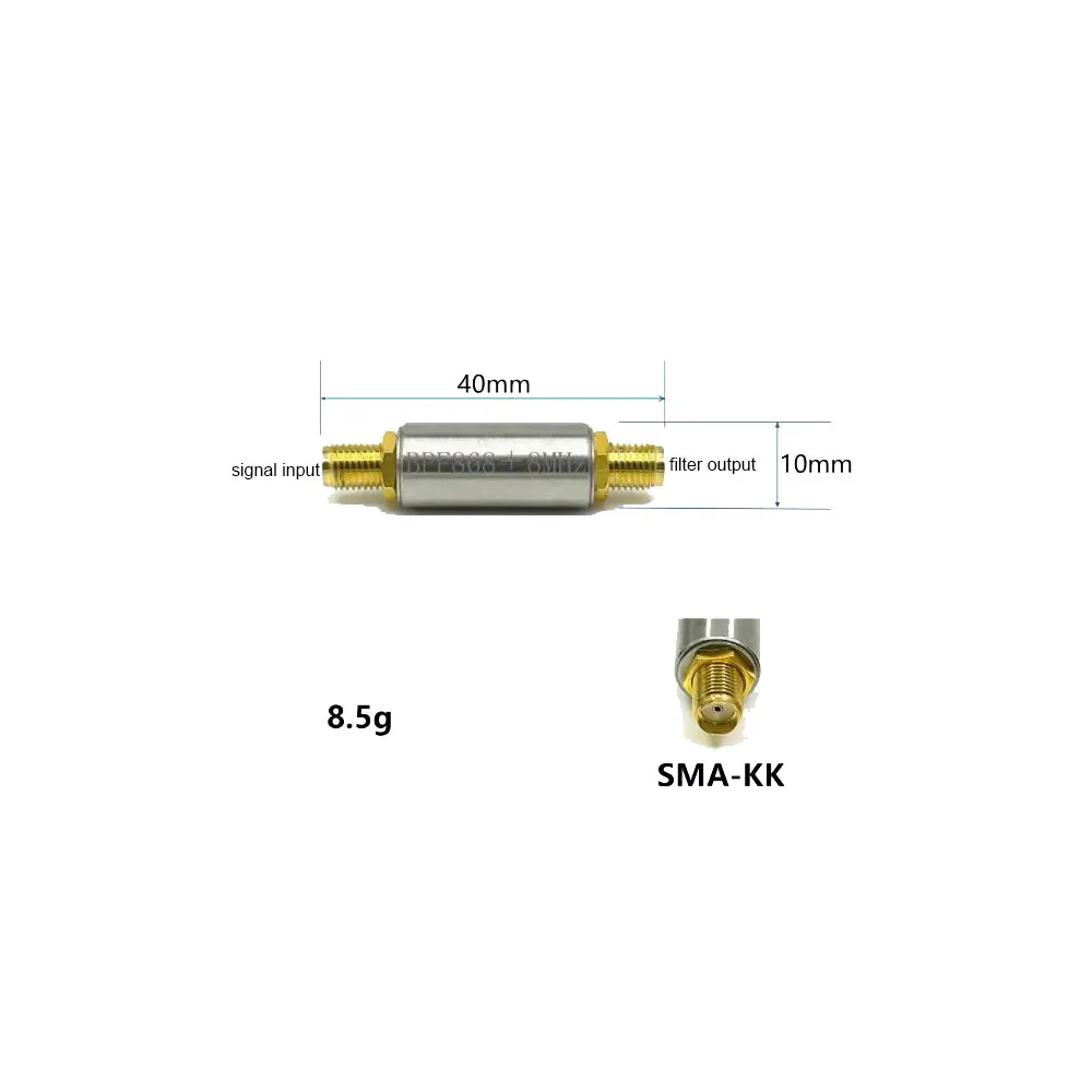 타이드센트 868MHz 대역 통과 필터 16MHz 대역폭 SAW BPF 필터 868MHz RF 동축 대역 통과 필터