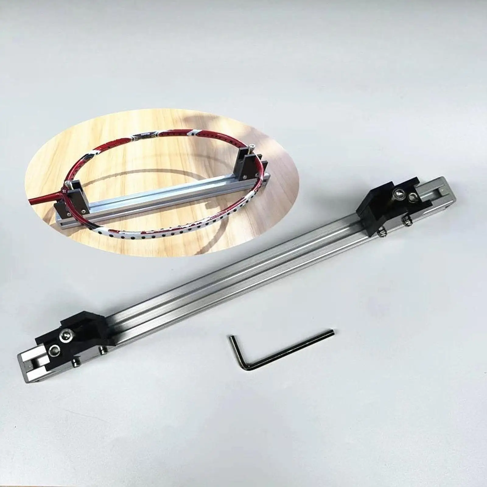 Badminton Racket Frame Threading Machine Equipment Portable Badminton Racquet Stringing Tool DIY for Players Badminton Lovers Badminton Racket Frame Threading Machine Equipment Portable Badminton Racquet Stringing Tool DIY for Players Badminton Lovers