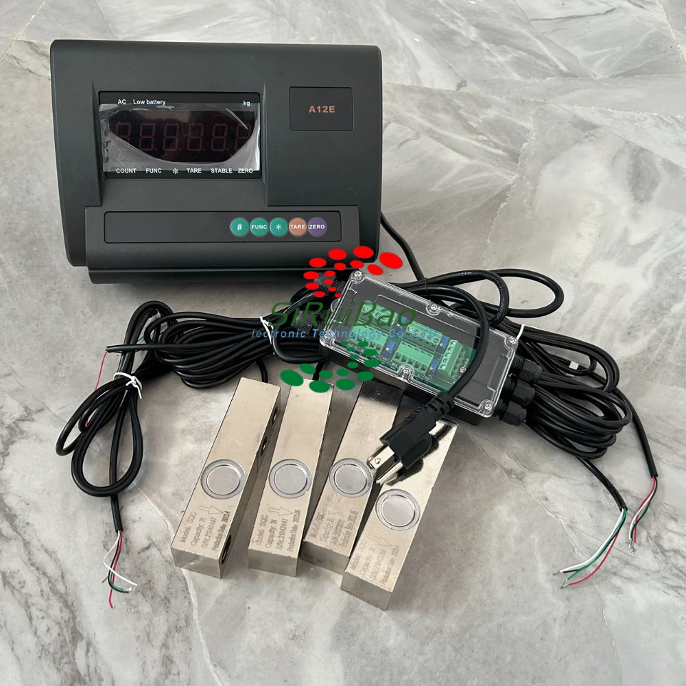 1T 2T 3T 5T 8T A12e meter high precision weighing display weighing scale head small platform scale display screen