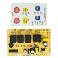 Carte universelle pour four à micro-ondes, carte mère de réparation, Circuit imprimé modifié, accessoires de remplacement de boutons Ultra-fins 4
