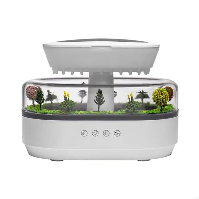 A0NC Raining Small Humidifier Travel Humidifier Room Humidifier for Office Bedroom 2