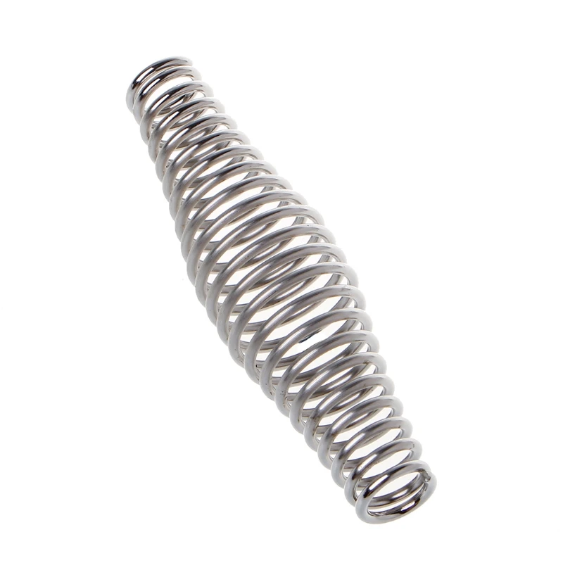Stainless Steel BBQ Pit Grill Handle Spring Furnace Stove Smoker Elasticity Steel Roll Barbecue Accessories Tools