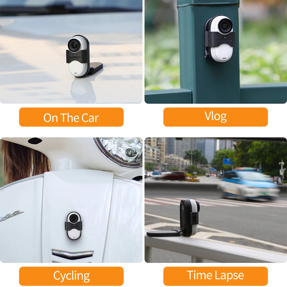 Harnais Magnétique Pour Insta360 GO 3 - Collier Réglable à Dégagement Rapide - Support Poitrine Pour Caméra D'Action