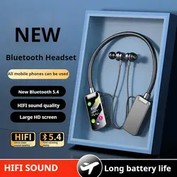 Immersive Sound Wireless Neckband Earphones with Long Battery Life and Noise Reduction (Black)