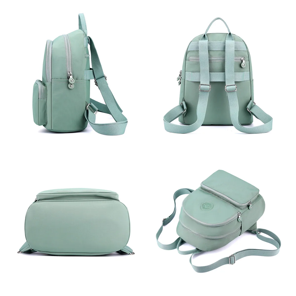 Women Backpack Multifuction Female Rucksack Casual School Bag For Teenager Girls High Nylon Shoulder Bag For Lady 2