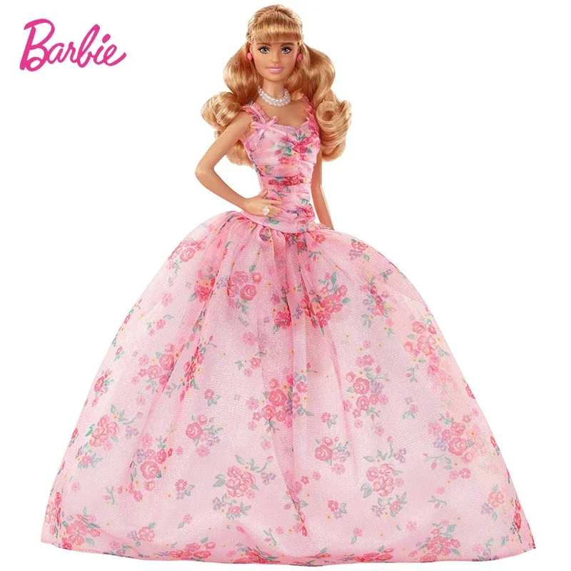 Mattel Barbie Dolls Girls' Toys Pretty Play House Toys Regali Di Compleanno Princess Toys Beautiful Princess Hair Toy For Children