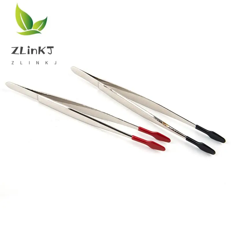 Stainless Steel Clip Stamp Tweezers Gold-plated Anti-lighthouse Coin Tweezers