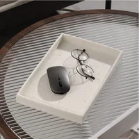 Rice White Hole Limestone Aromatherapy Diffusion Tray, Jewelry Tray, Bathroom Decoration, Dressing Table Tray, Natural Marble 2
