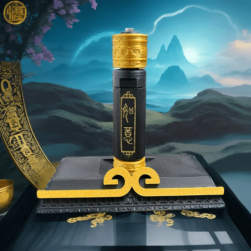 3D Print Black Myth Golden Cudgel Fidget Spinner Multi playability Slider Ratchet Gyro Rotating Push Block EDC Decompression Toy