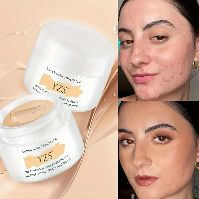 3 Colors 12ml Liquid Concealer Women Face Makeup Waterproof Oil-Control Concealer Base Cream Repair Skin Tone Facial Primer