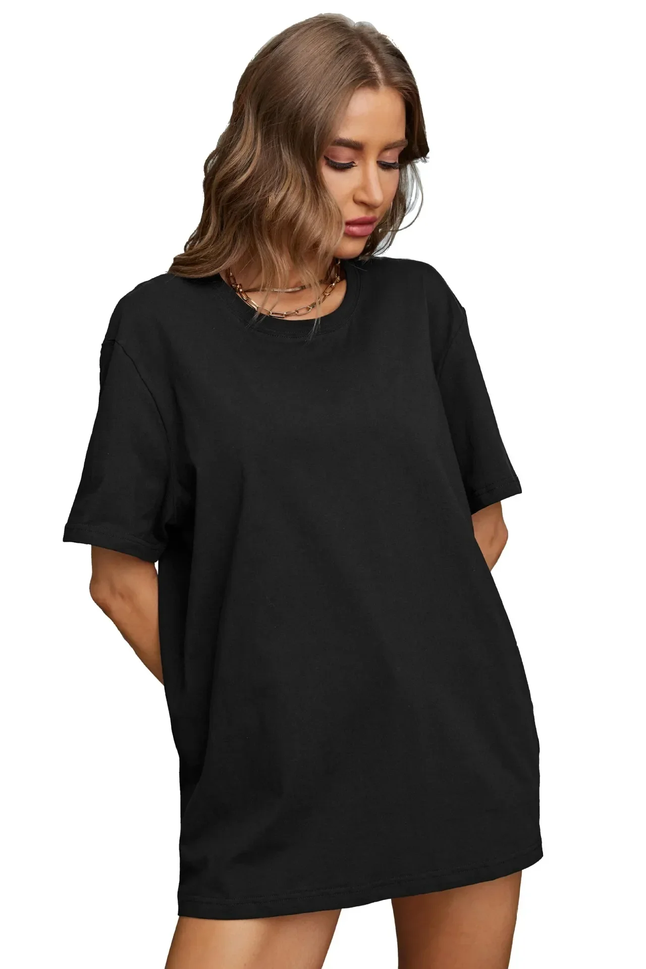

New Cotton T-shirt for women GRAY22