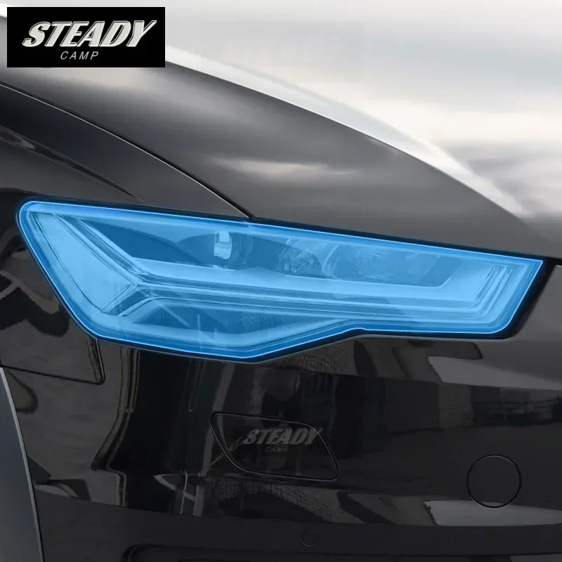 

For Audi A6 C7 2012-2015 2016 2017 2018 Car Exterior Headlight Anti-scratch TPU PPF Protective Repair Film Accessories Refit