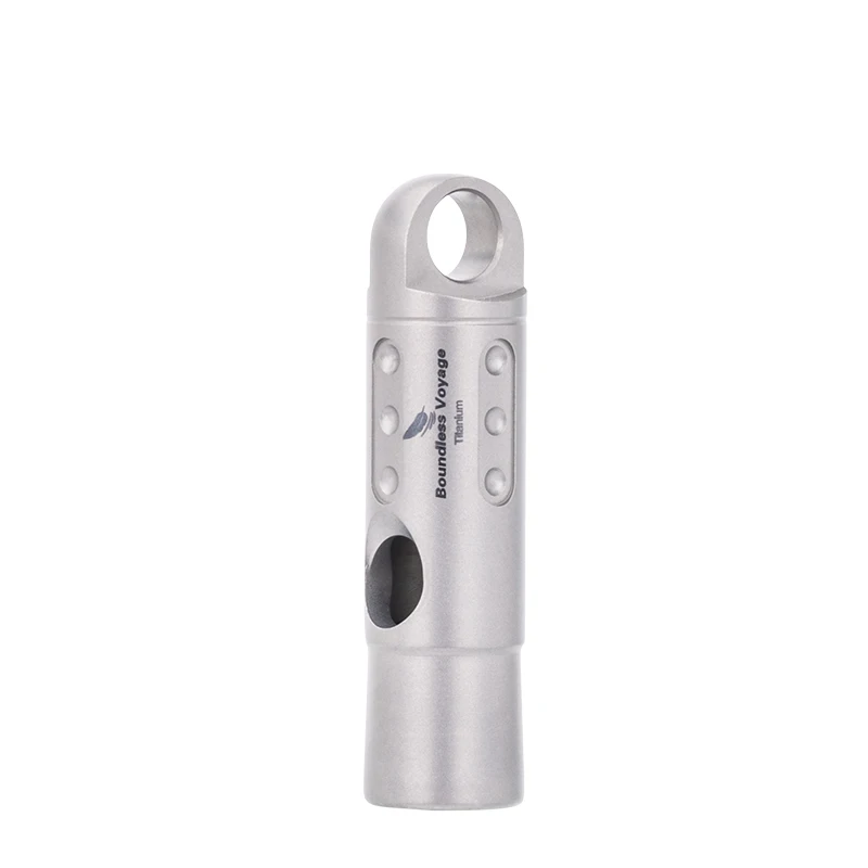 Boundless Voyage Survival Equipment, Titanium Whistle, Outdoor mayday, Outdoor Camping Hiking Coaches Training, Keychain Whistle