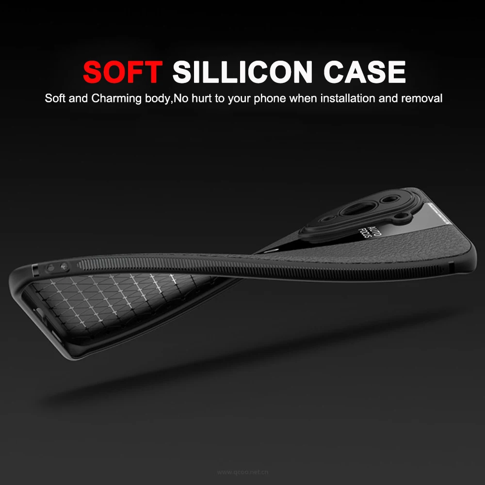 Nova 10 Luxury Litchi Veins Silicone Phone Case For Huawei Nova 10 Pro Ultra-thin Painting TPU Cover Coque For Nova 10Pro