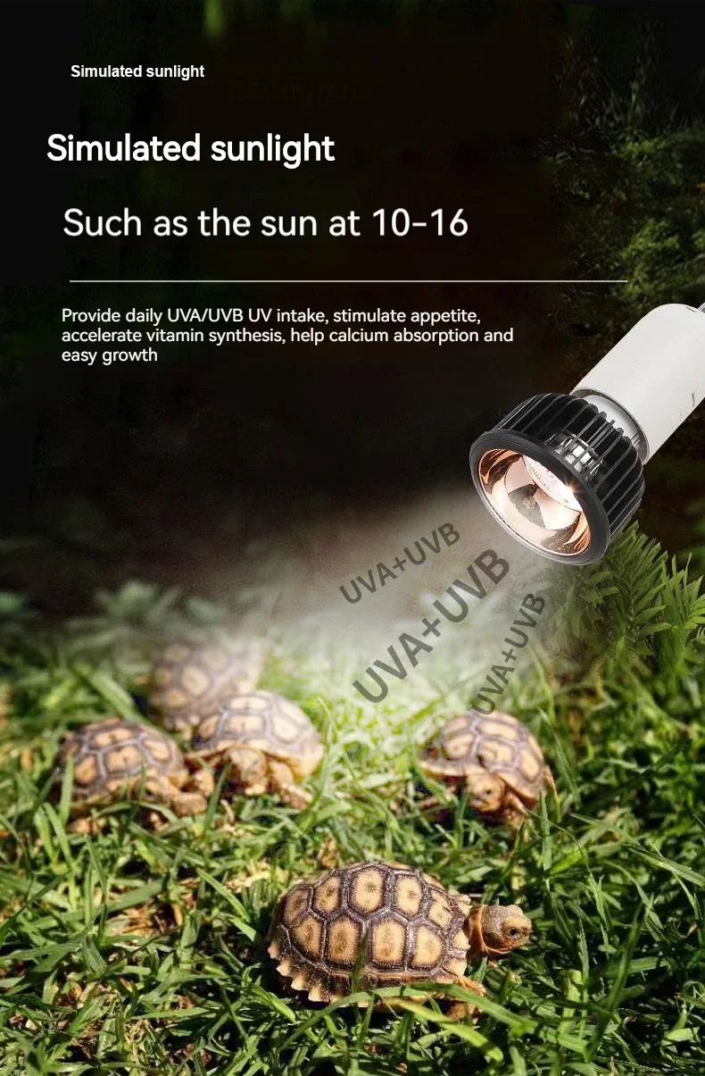 Reptile UVA+UVB Lamp Bulb 6W Turtle Basking UV Light Bulbs