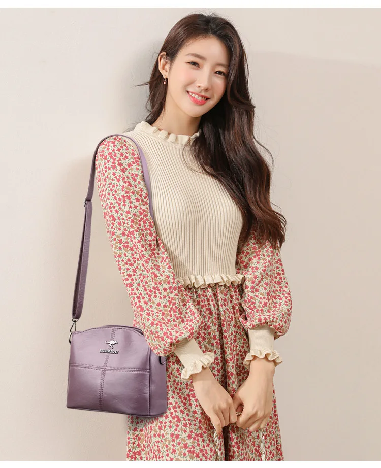 여성용 작은 크로스바디 백, PU 가죽 메신저 백, 지퍼 핸드백 지갑, 여름 여행 가방, 신상 패션