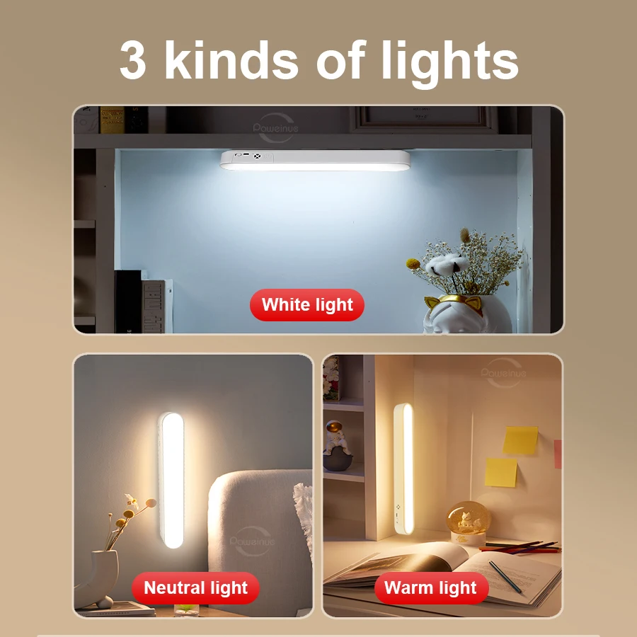 Desk Lamp Rechargeable Wireless LED Touch Sensitive Light Reading Lights With Remote Control Magnetic Mounted In Cabinet Light 3