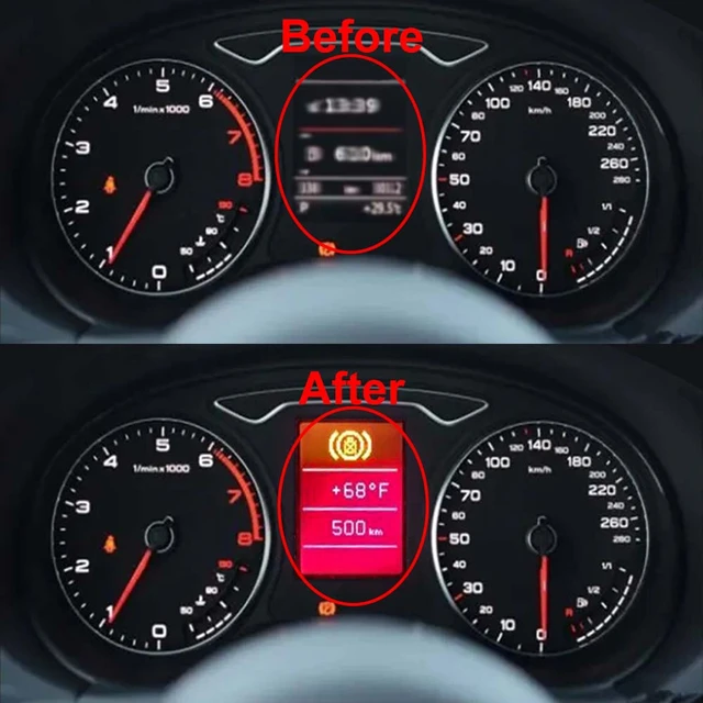 4uds. Pantalla LCD Monitor de alta definición para automóvil para Audi A3  A6 TT (A3 A6)