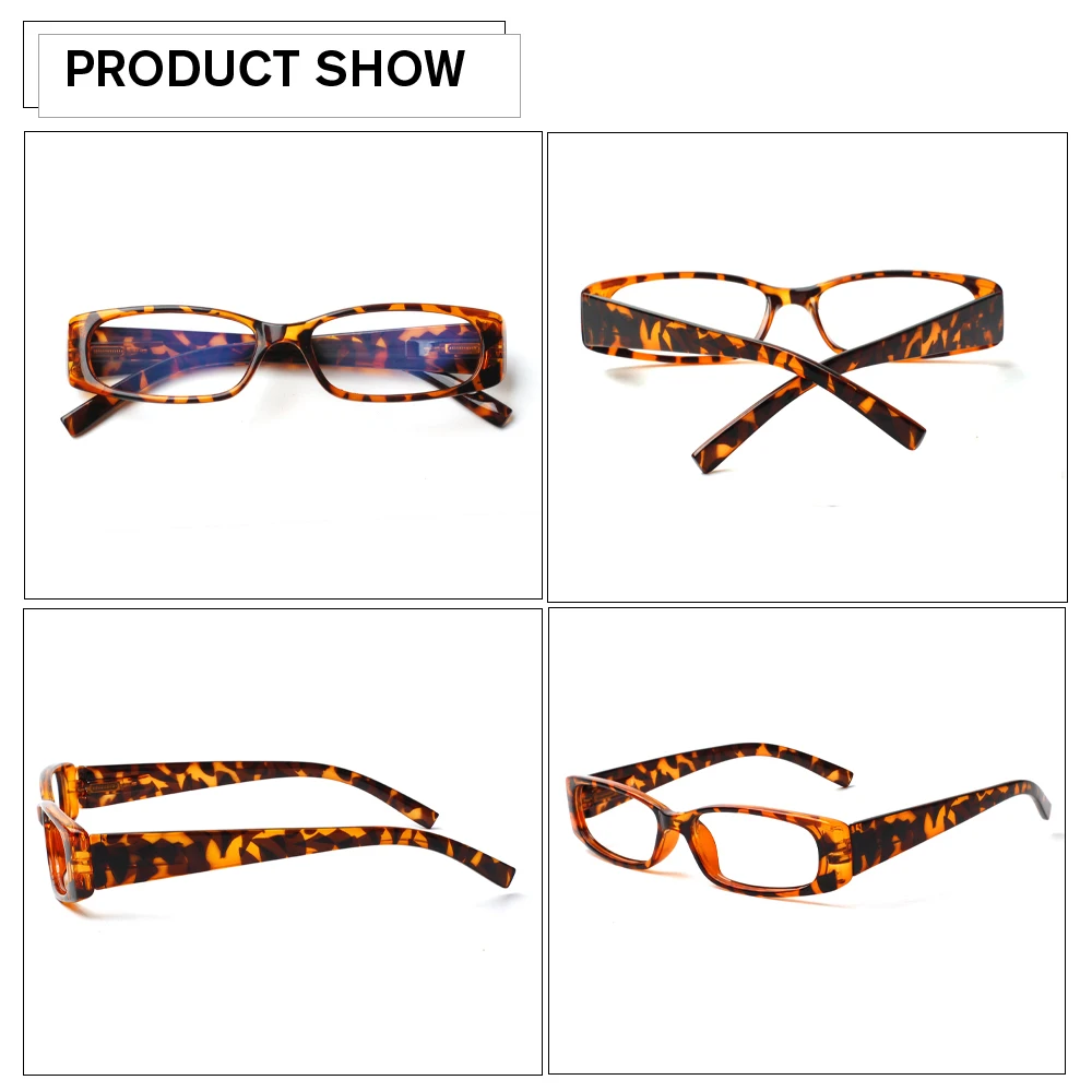 CLASAGA Reading Glasses for Women Red Fashion Wide-Legged Prescription Glasses HD High Quality Anti-Blue Light Diopter Glasses 4