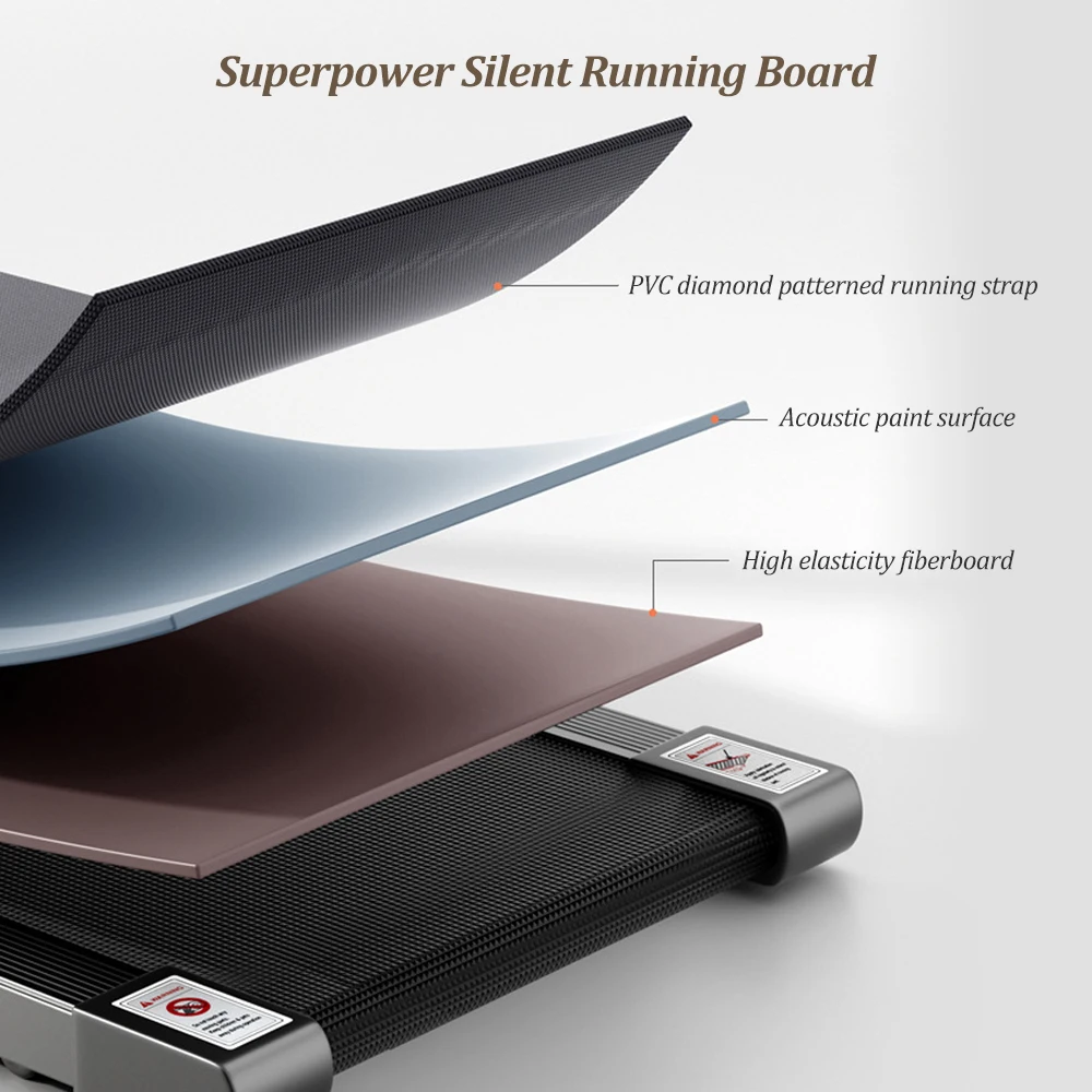 Premium Commercial Treadmill Machine For Gym Silent Shock Absorption Walking Pad Treadmill For Convenient Storage
