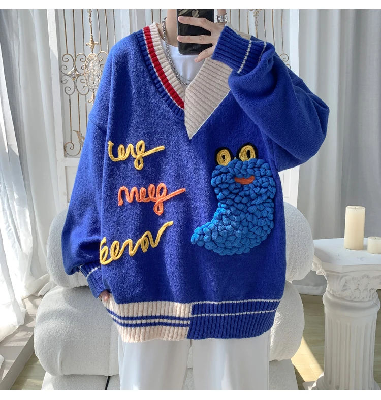 cartoon knitted sweater