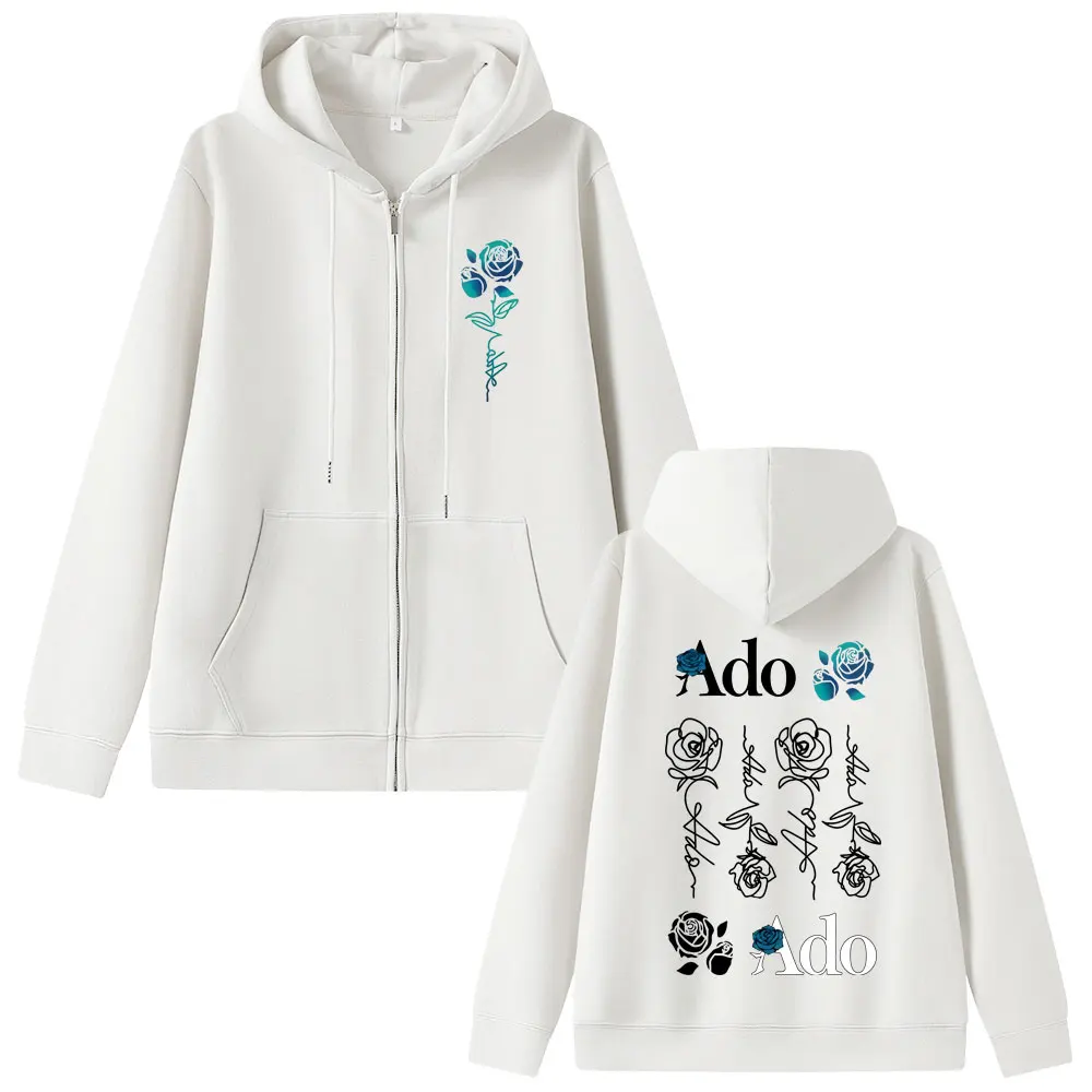 Ado World Tour 2025 Hibana Zipper Hoodie Men Women Clothing