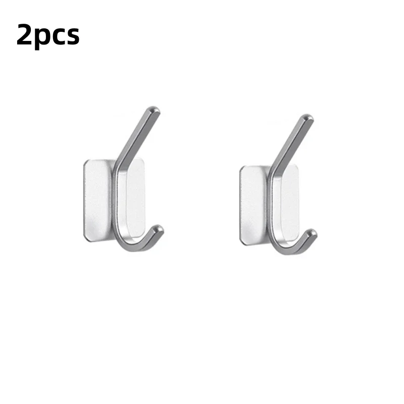 Multipurpose Adhesive Wall Hook Organizer for Home and Bathroom Use