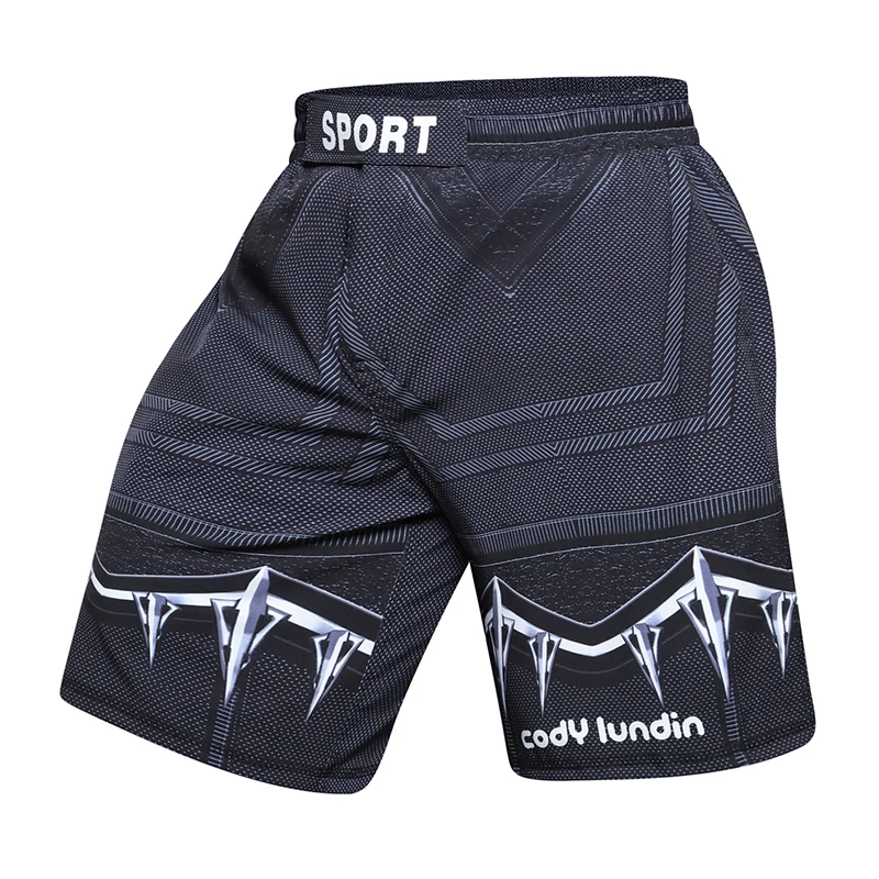 Boxing Gym Clothes Jiu Jitsu MMA T-shirt + Pants Rashguard For Men 4PCS/Set Grappling Shorts Bjj Kickboxing Rash Guard Sportwear