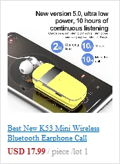 New Sale K55 Mini Bluetooth Headset BT5.2 Talk Time 20 Hours Call Remind Vibration Sport Clip Driver Auriculares Earphone