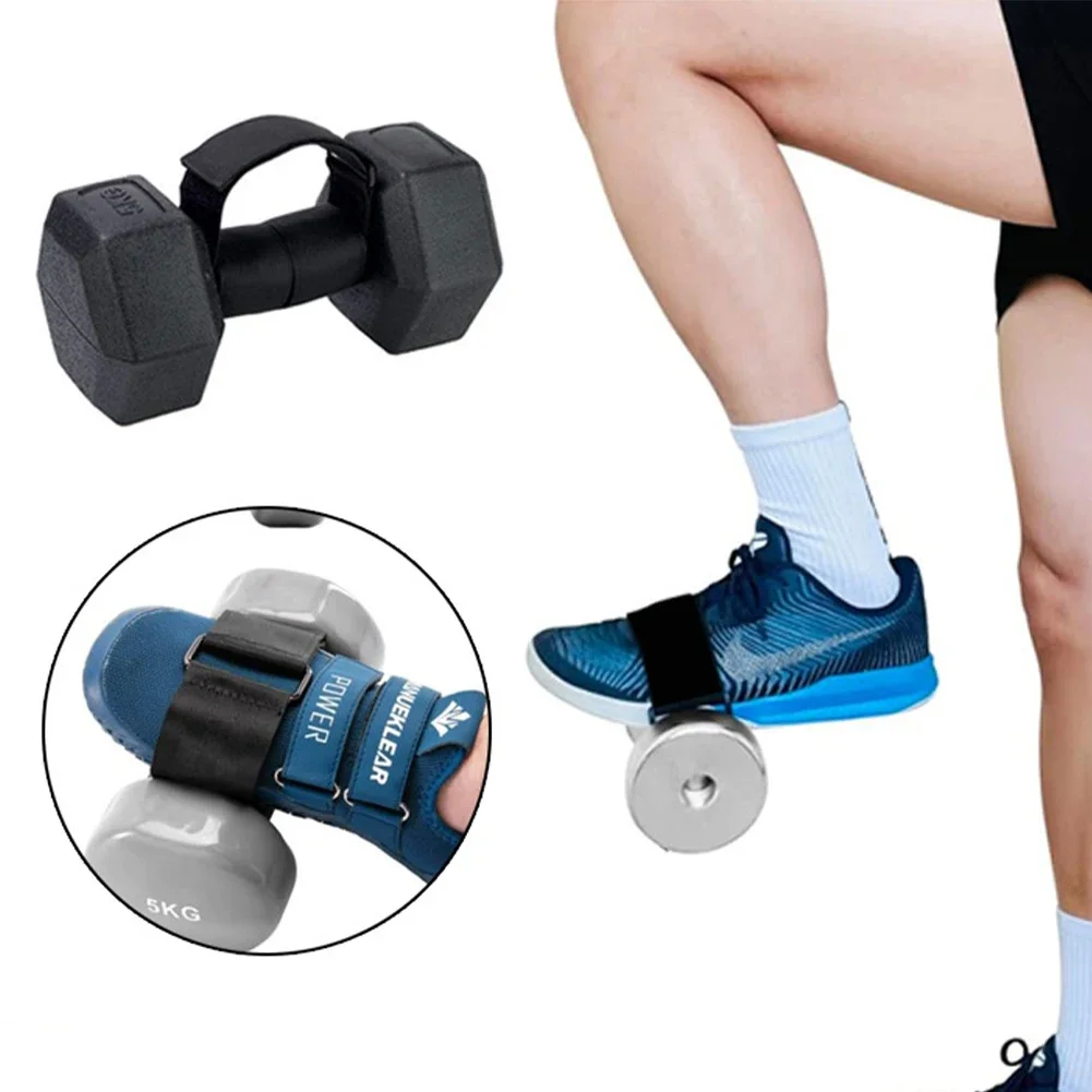 1/2pcs Dumbbell Ankle Strap Weight Lifting Foot Bands Tibialis Trainer Leg Muscle Strengthen Training Workout Fitness Equipment ankle straps fitness ankle straps