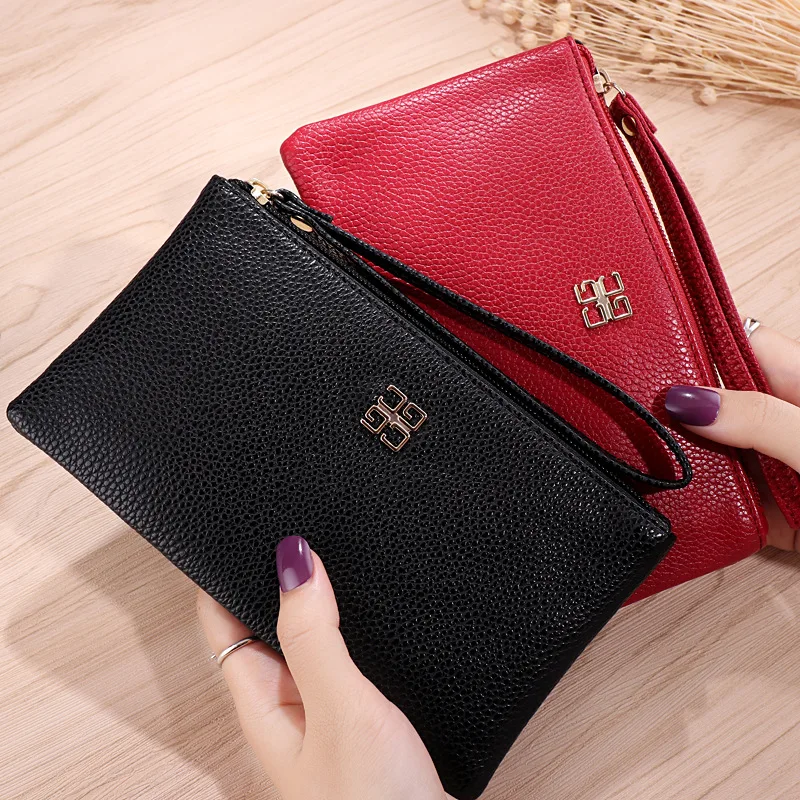 2025 Euro American Style 5.5in Phone Wallet - Zipper Clutch Purse Women's Fashion Card Holder Crossbody Bag
