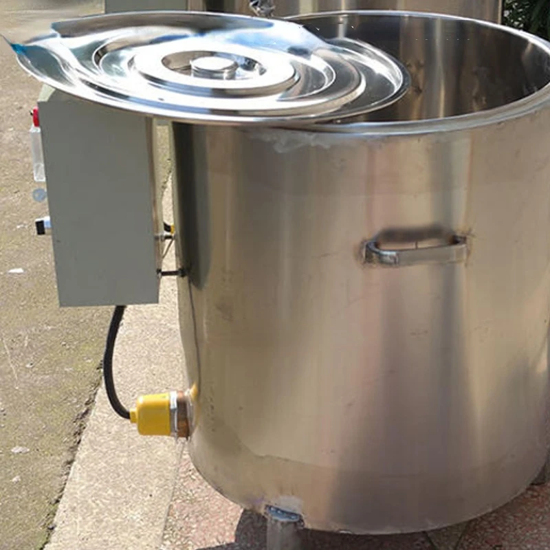 oem commerciale cire de paraffine machine de fusion automatique 100kg  capacité bougie melter pour la ferme apicole