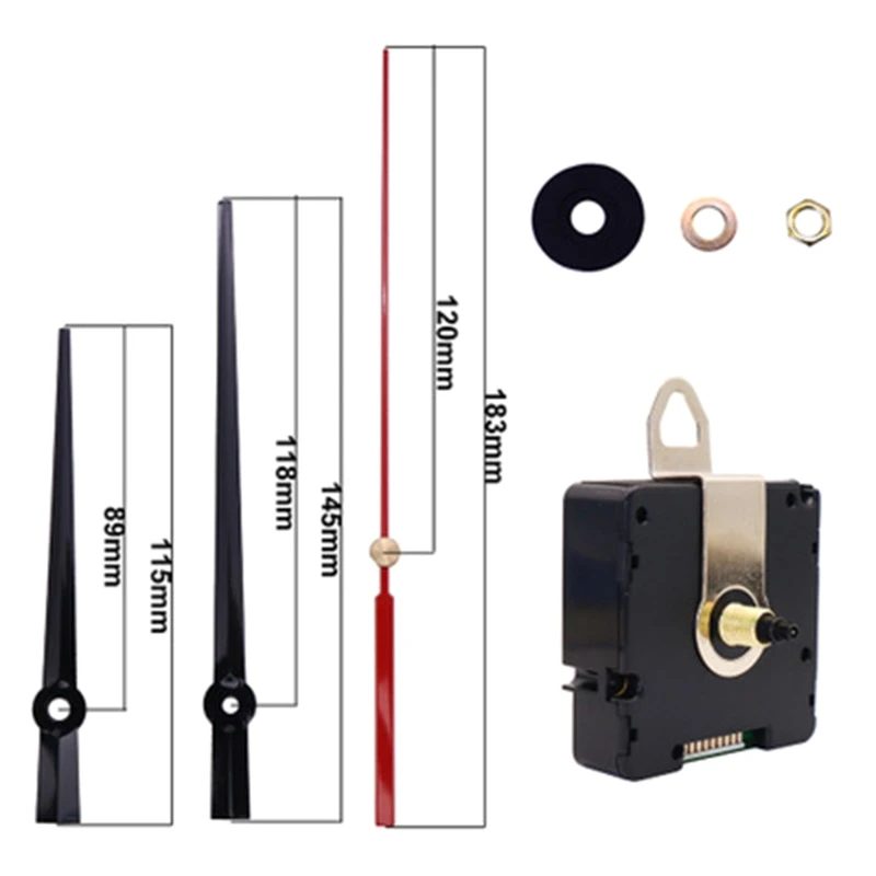 UK MSF for Time Atomic Radio Controlled Wall Clock Quartz Movement Mechanism DIY Kit Replacement Set Accessories 5