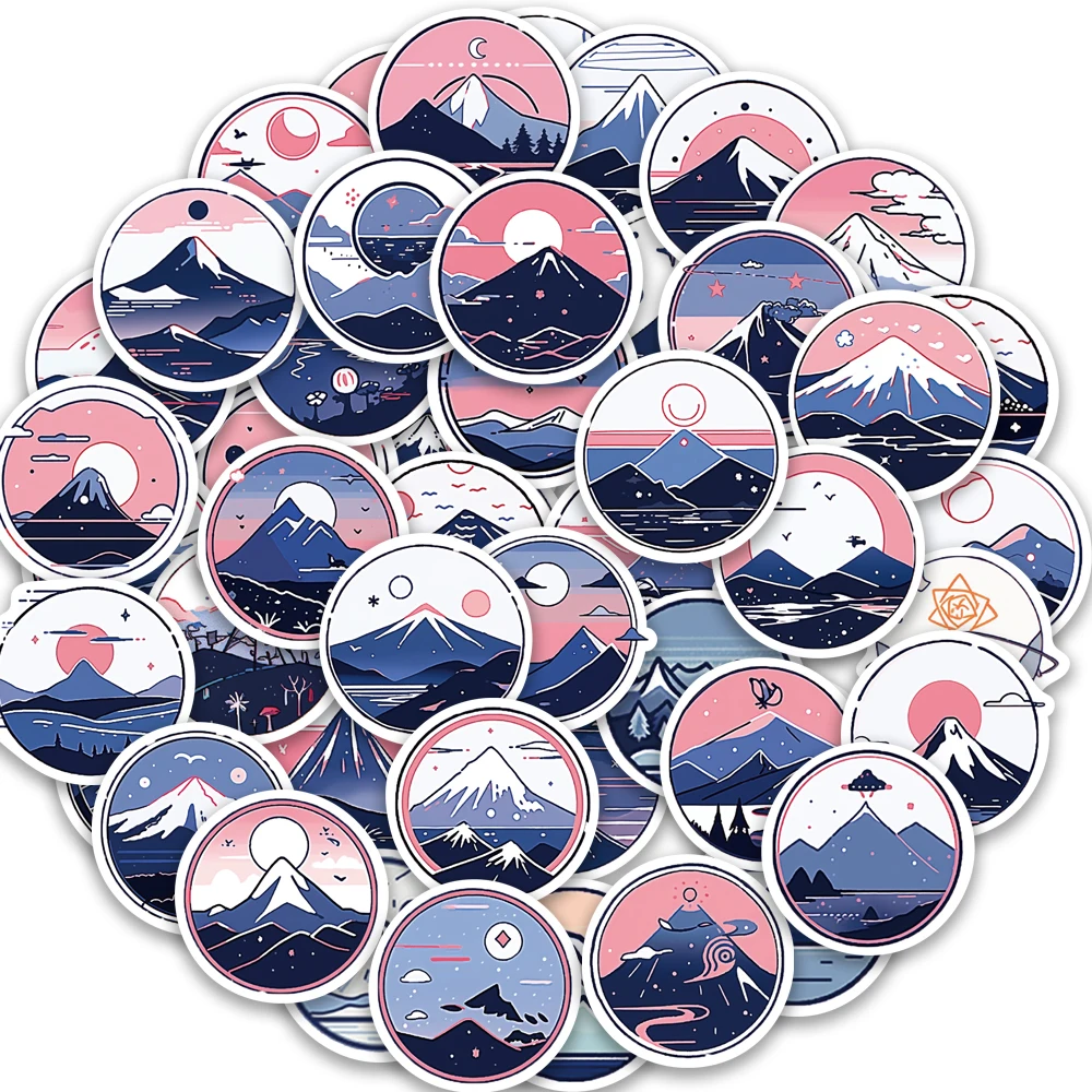 

10/25/50PCS Cosmic Planet Graffiti Stickers Creative Decoration Trend Refrigerator Guitar Helmet