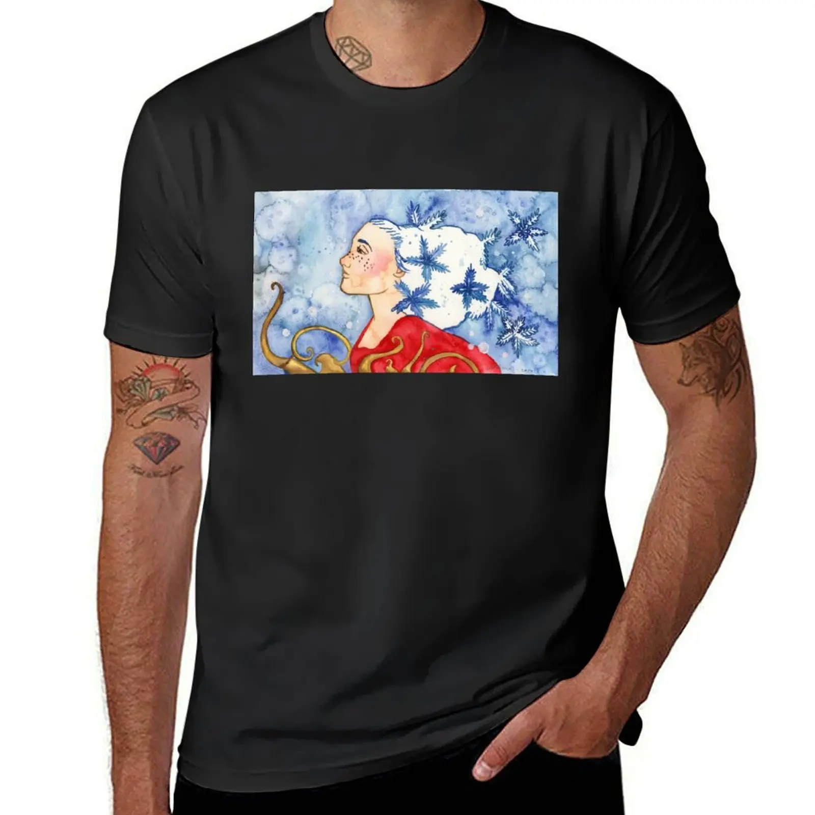 

Snowflake Fairy T-Shirt sweat customs mens plain t shirts