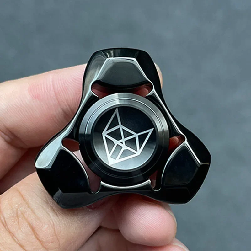 EDC Stainless Steel Metal Mini Fidget Spinner Relieve Stress Relief Toy Hand Spinning Top Tip Antistresse Decompression