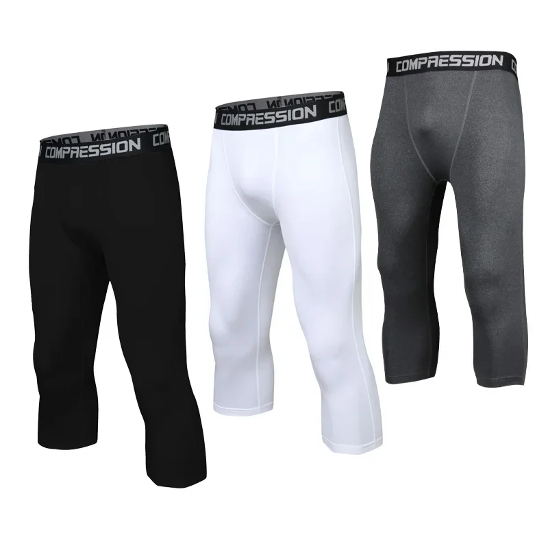 

Mens Workout Shorts Sports Wear Running Tights Gym Leggings Tights For Men Yoga Pants Compression Exercise Pants For Men Spandex